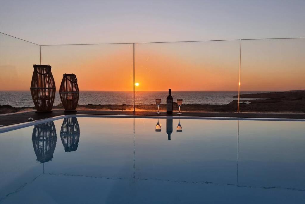 Tramonto Luxury Villa No1- Breathtaking Sunset View Foiníkion Exterior foto